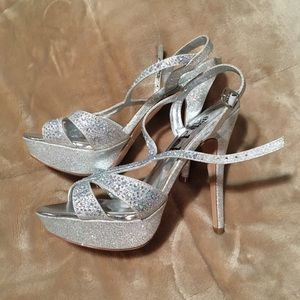 Silver heels